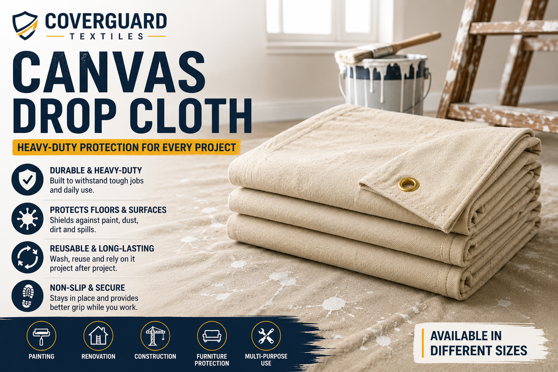How to Use a Canvas Drop Cloth for Painting, Renovation &amp; Home Projects