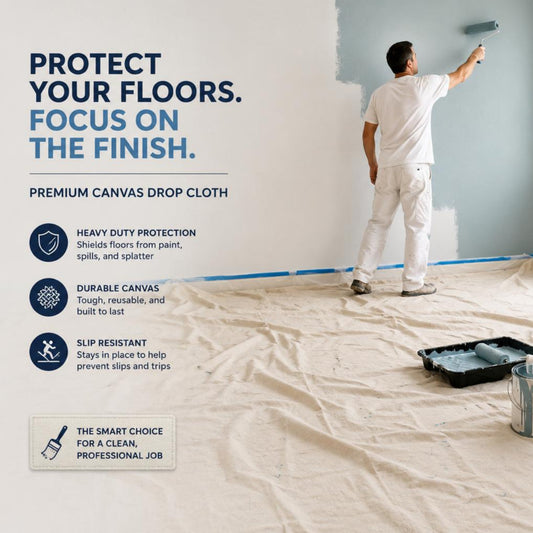Canvas Drop Cloth vs Plastic Drop Cloth: Which Is Better for Painting?