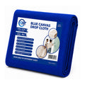 Heavy Duty Blue Canvas Drop Cloth Painter Sheet – Thick & Absorbent Cover