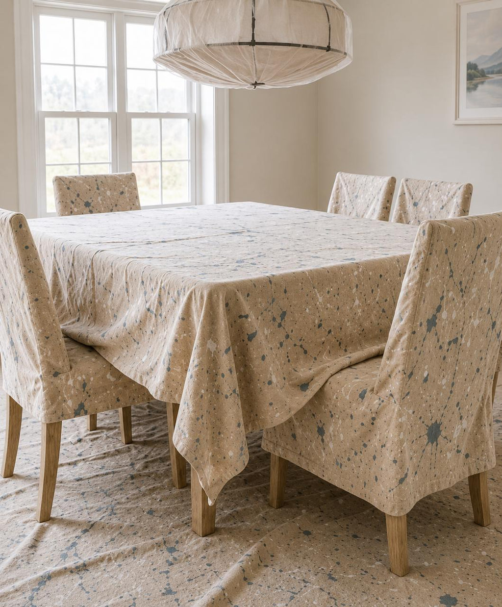 Heavy Duty Natural Canvas Drop Cloth Painter Sheet – Thick & Absorbent Cover