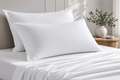 4-Pack T130 Premium White Pillow Case | Soft Breathable Polyester Cotton | Home, Hospital & Hotel Quality Decorative Cushion Cover 20" x 30"
