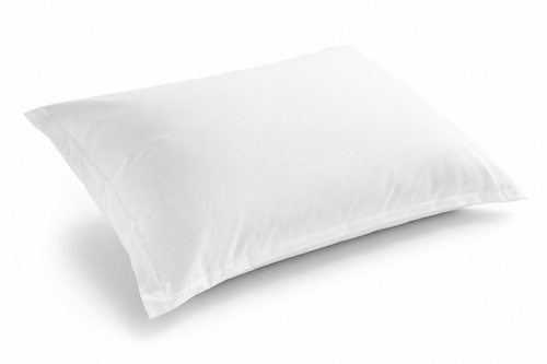 4-Pack T130 Premium White Pillow Case | Soft Breathable Polyester Cotton | Home, Hospital & Hotel Quality Decorative Cushion Cover 20" x 30"