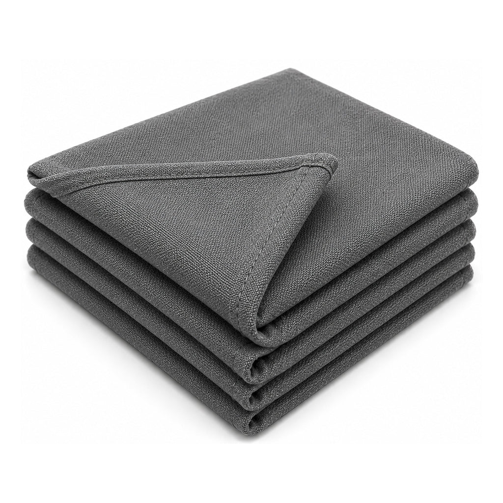 Heavy Duty Grey Canvas Drop Cloth Painter Sheet – Thick & Absorbent Cover