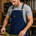 3-Pocket Apron – Professional Grade Heavy Duty Work Apron with Adjustable Straps