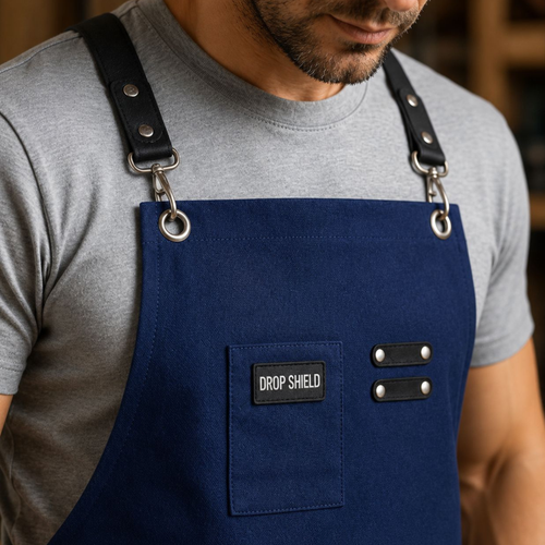 3-Pocket Apron – Professional Grade Heavy Duty Work Apron with Adjustable Straps