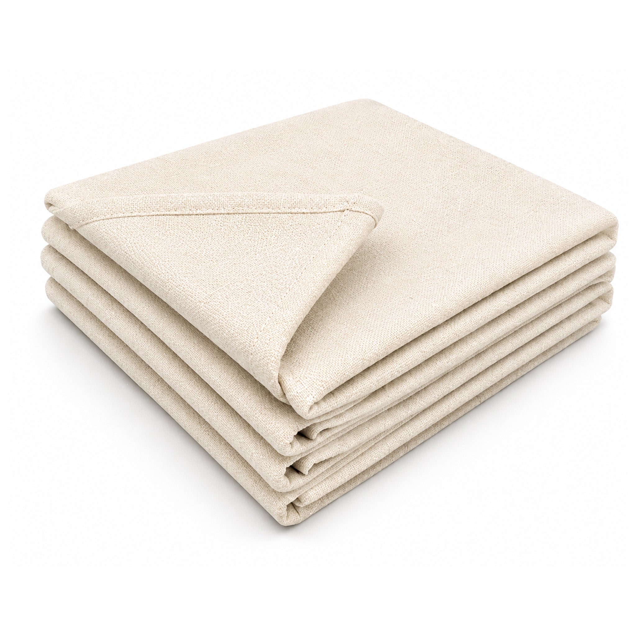 Heavy Duty Natural Canvas Drop Cloth Painter Sheet – Thick & Absorbent Cover