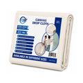 Heavy Duty Natural Canvas Drop Cloth Painter Sheet – Thick & Absorbent Cover